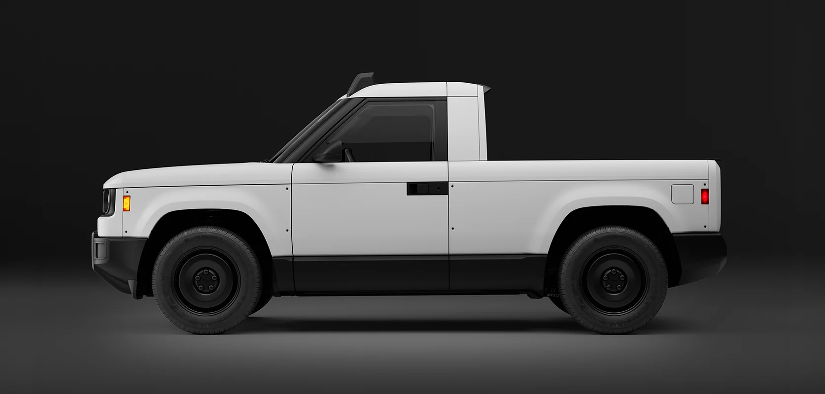 Side view of Slate Truck with full wrap