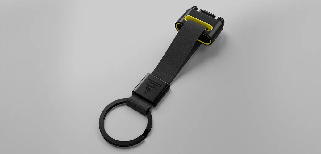 Monster Jam Key Fob - Yellow
