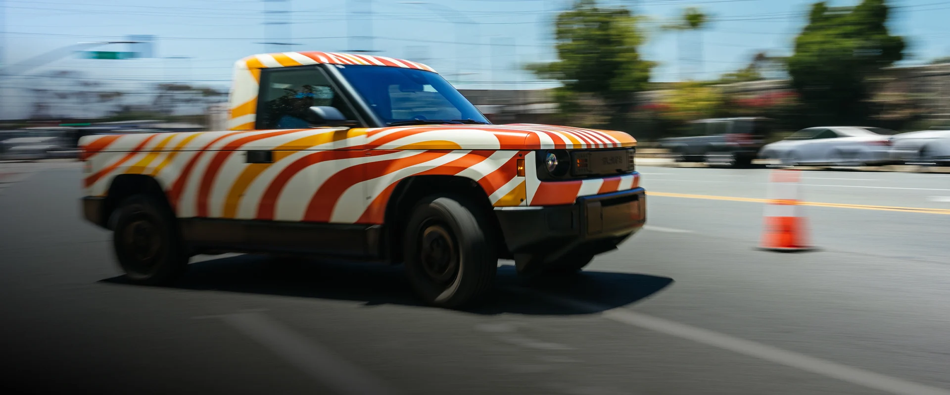 orange and yellow striped wrap