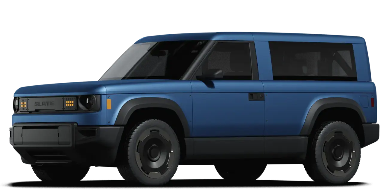 Blue SUV