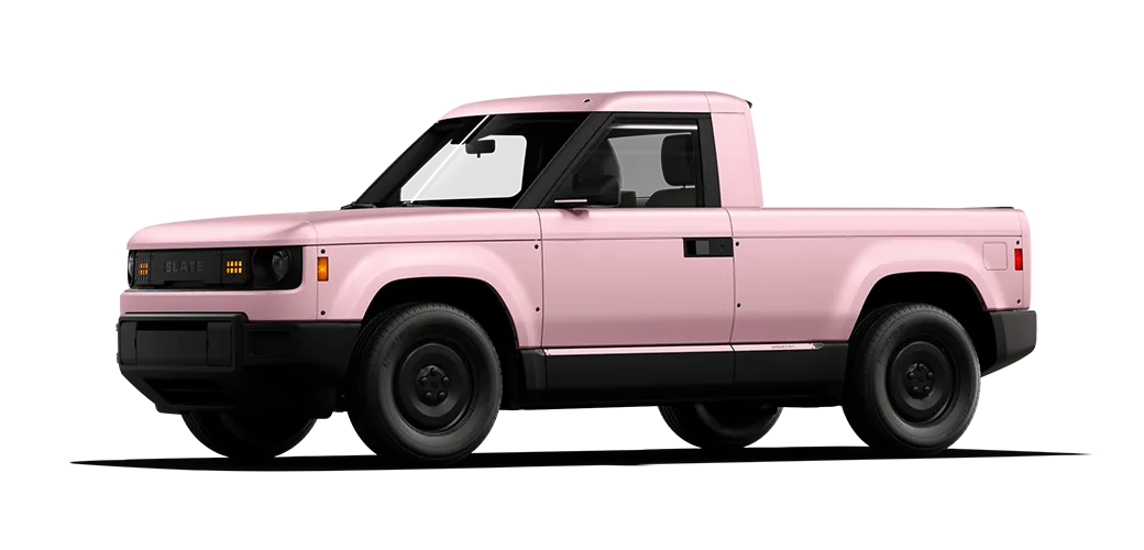 red Slate truck