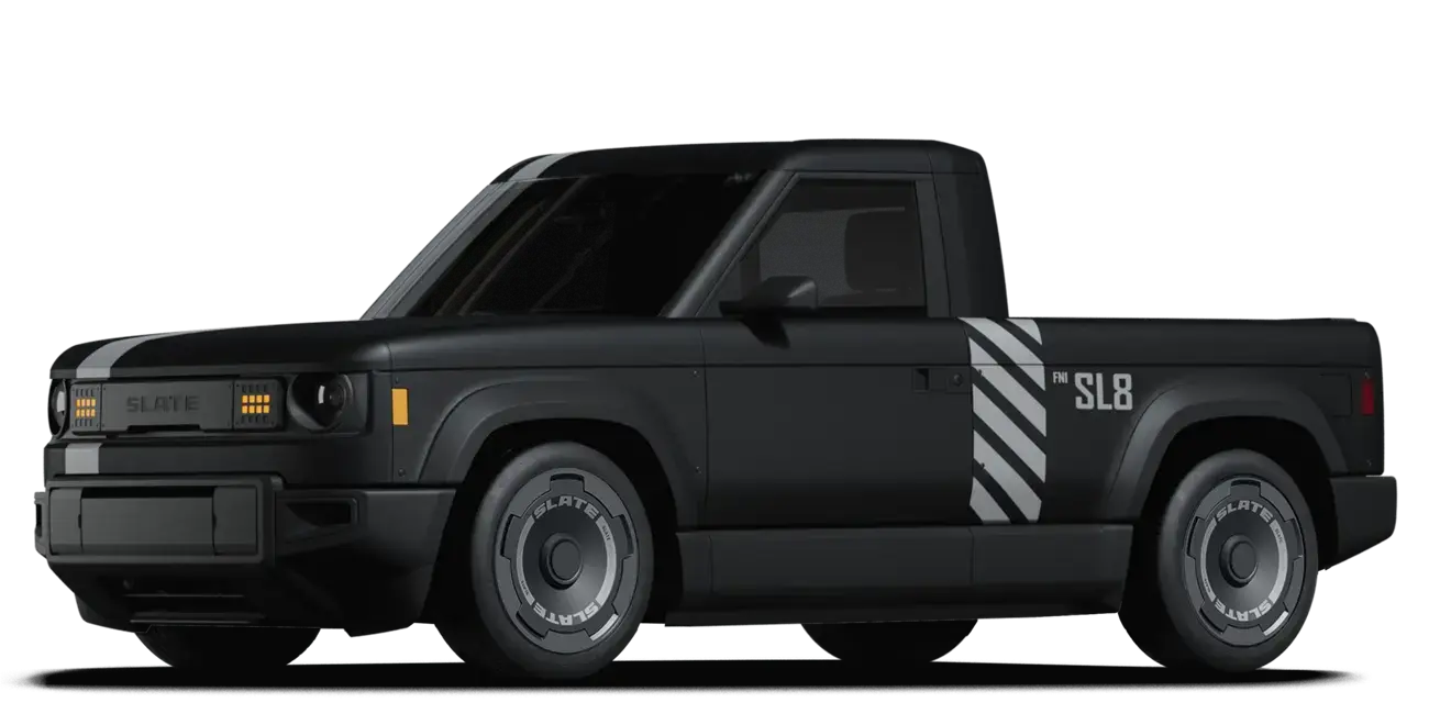 gray truck with sl8
