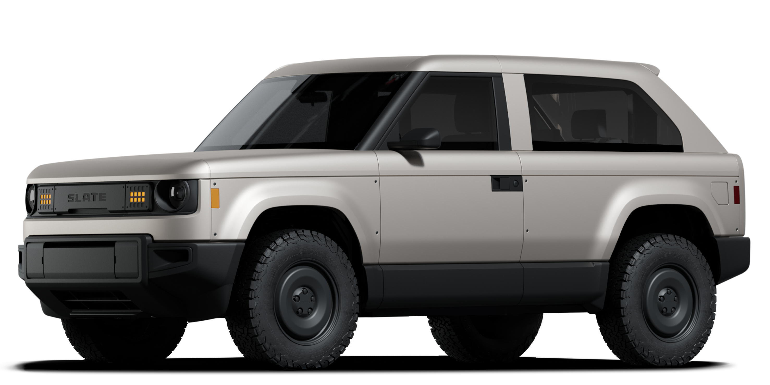 White SUV fastback