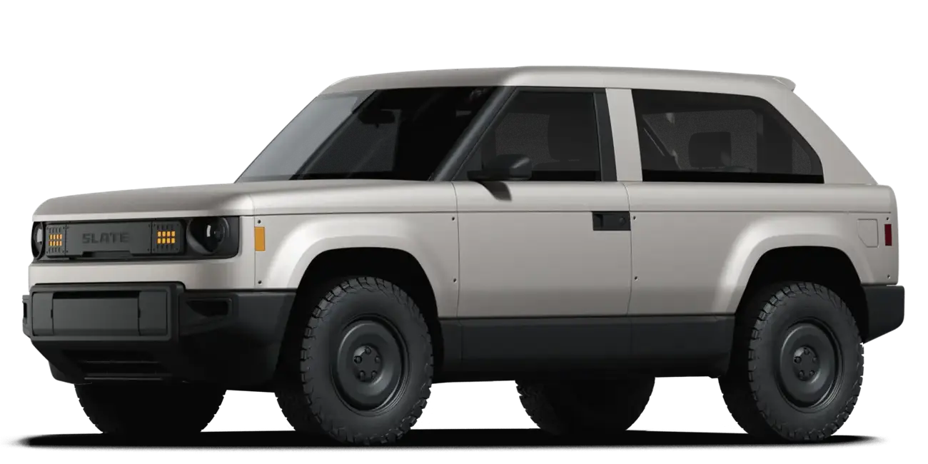 White SUV fastback