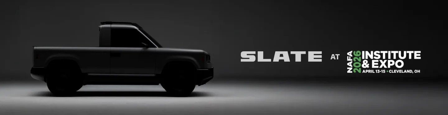 Black Slate truck with NAFA logo