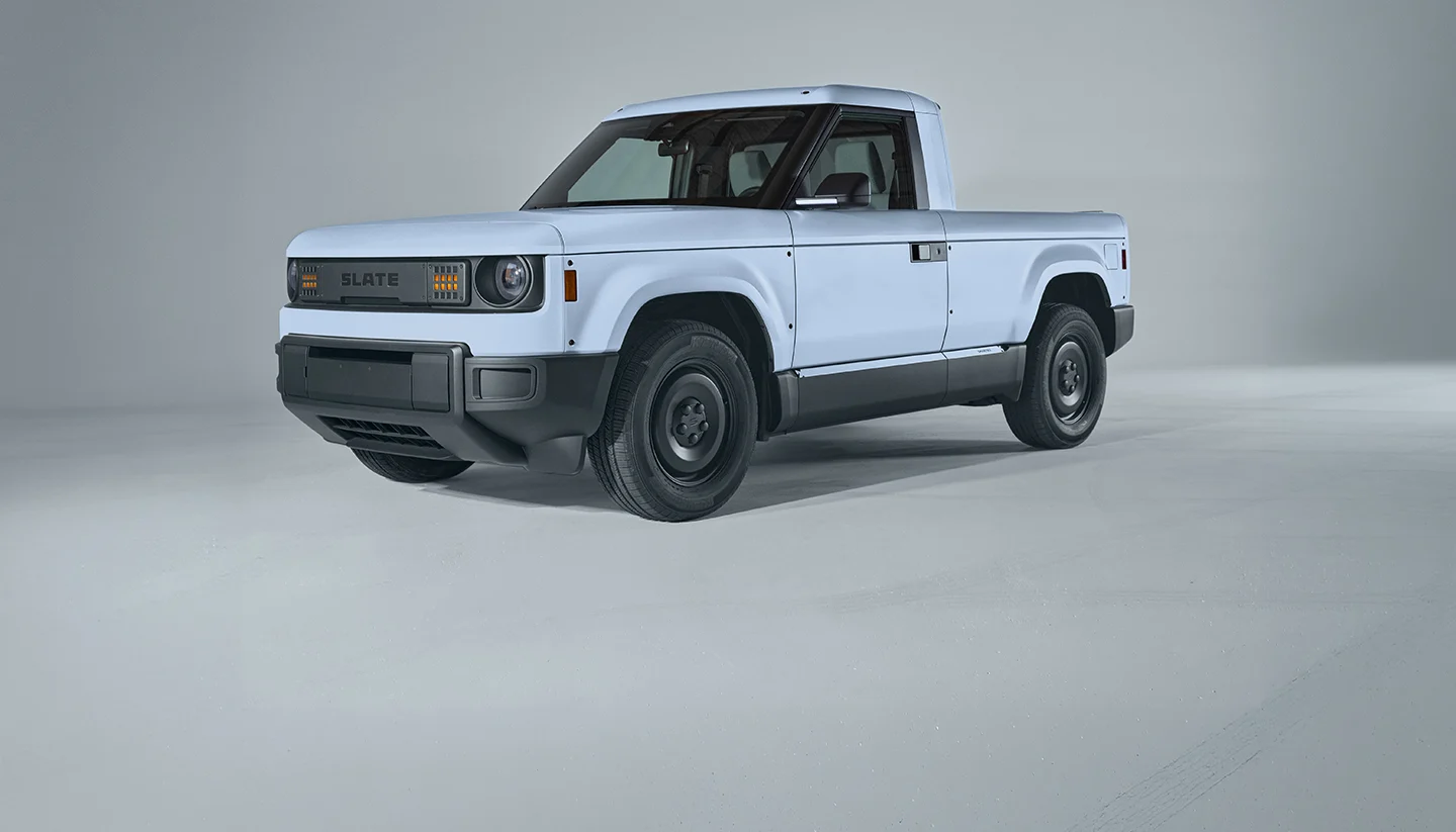 Blue Slate truck
