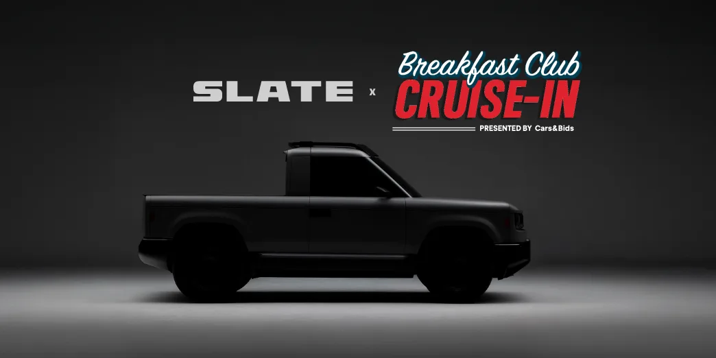 Black Slate truck with Breakfast Club logo