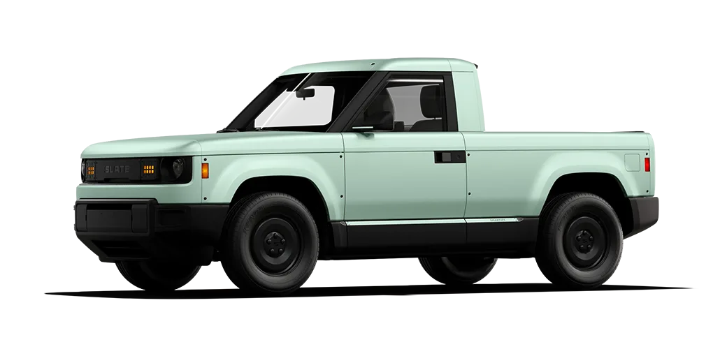 Green Slate truck
