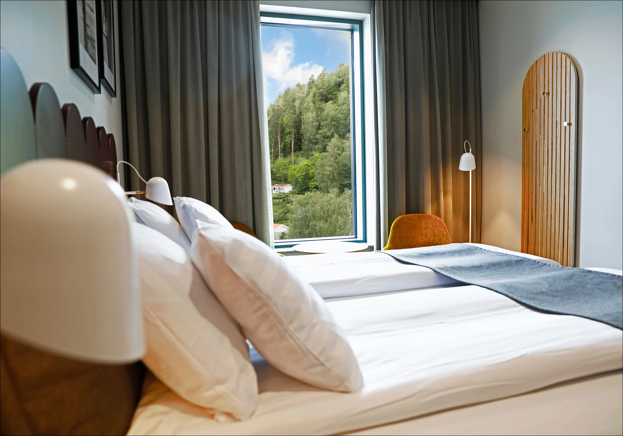 Check-in på hotellet på Gekås Ullared.