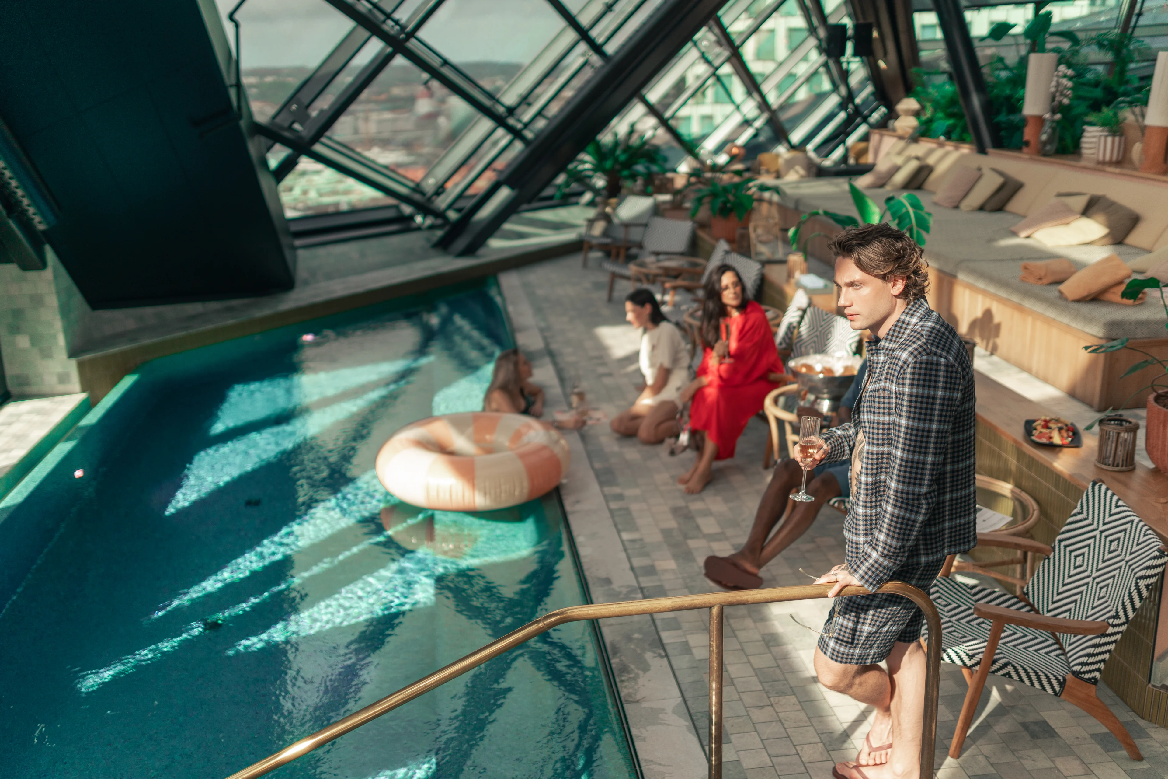 Den moderne pool club på Jacy'z Hotel i Gøteborg