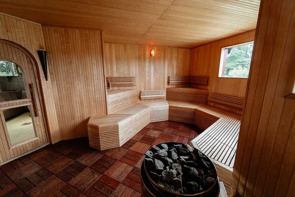 Villa Brunnbys spaafdeling Nästet og sauna