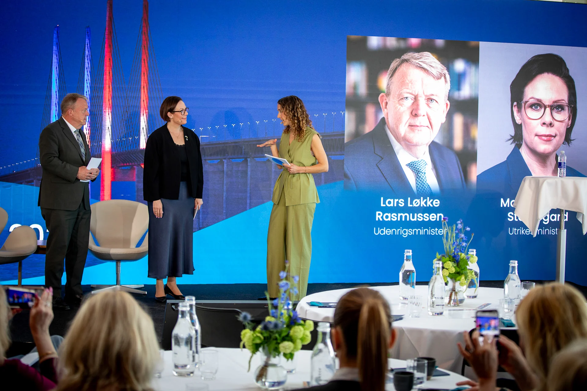 Lars Løkke Rasmussen och Maria Malmer Stenergard på Øresund Talks