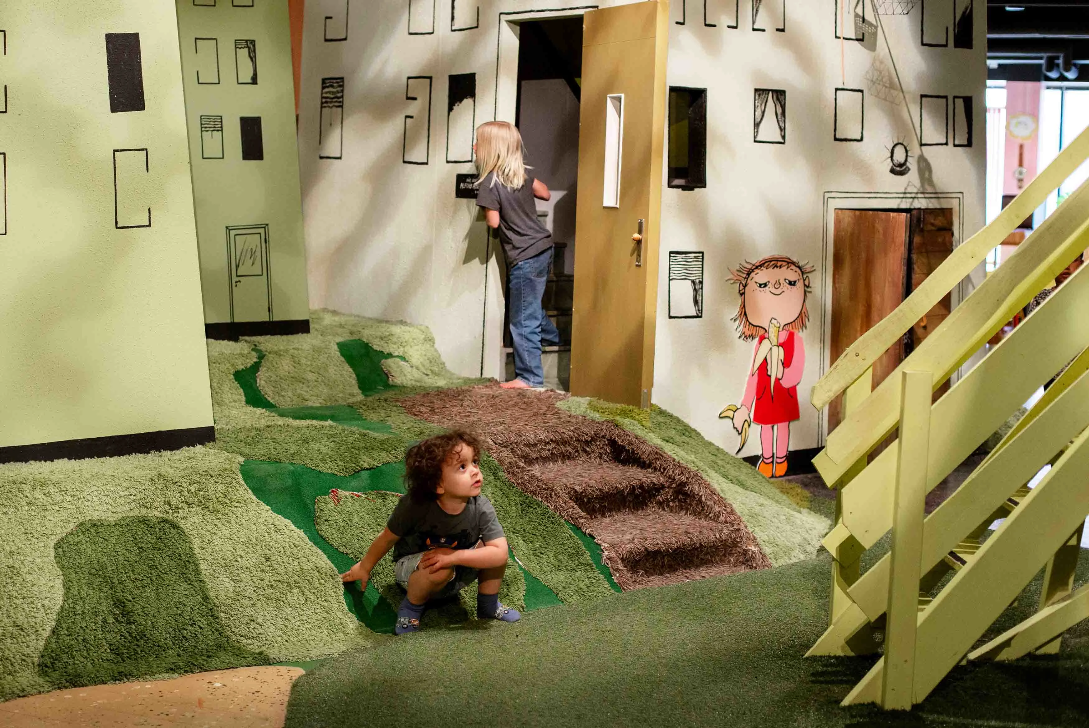 Alfons Åberg verden med legeområde hos Funnys Äventyr.