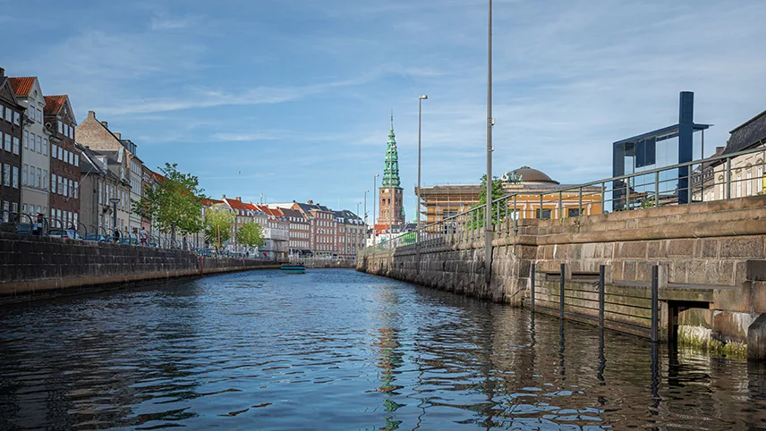 Frederikholms Kanal vid Gammel Strand i Köpenhamn.