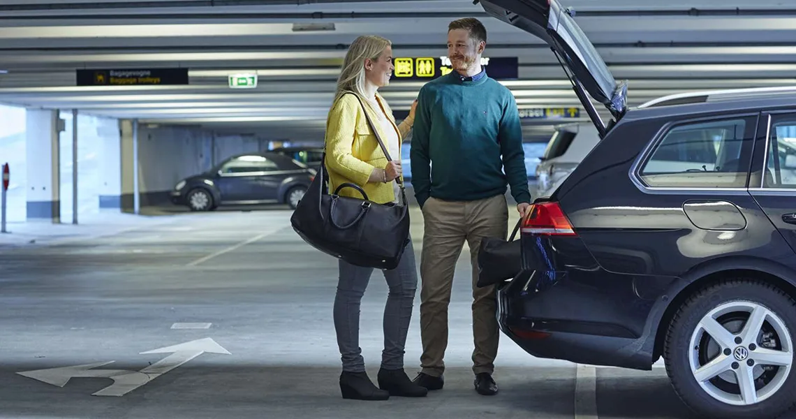 Par som parkerar på Kastrup till förmånligt pris med CLUB Øresund.