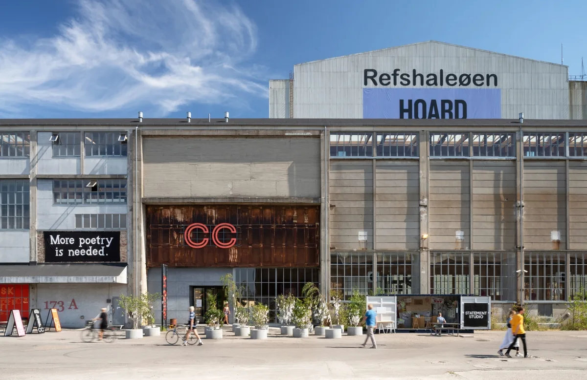 Framsidan på Copenhagen Contemporary i Köpenhamn. 