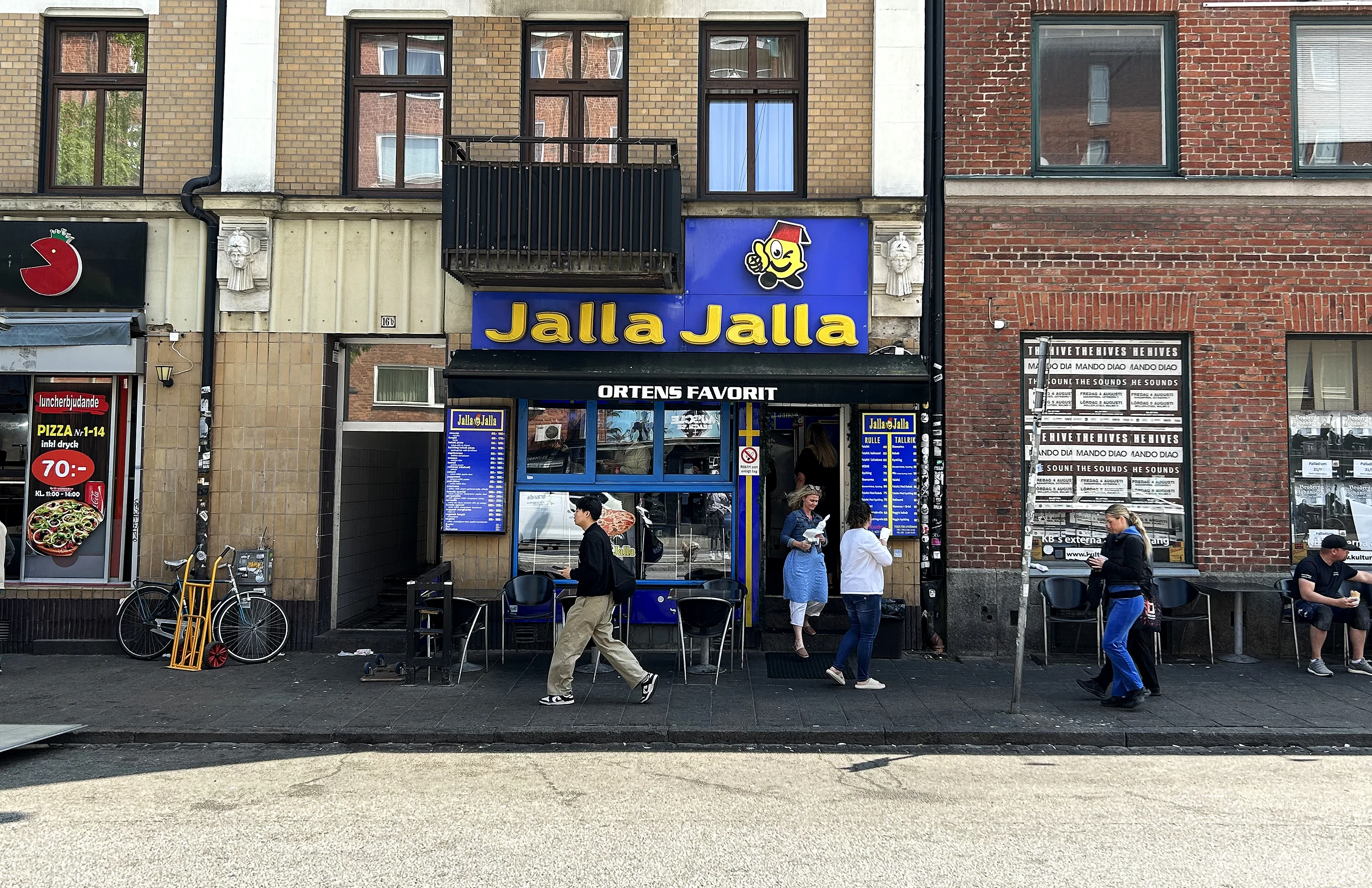 Jalla jalla er et af mange steder, der serverer falafel.