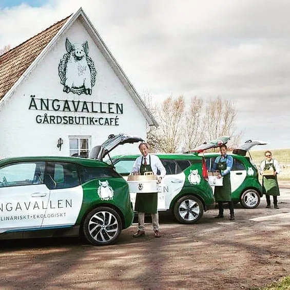 Ängavallen i Vellinge, hvor du finder hotel, gårdbutik og café.