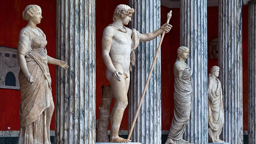 Skulpturer på Glyptoteket.