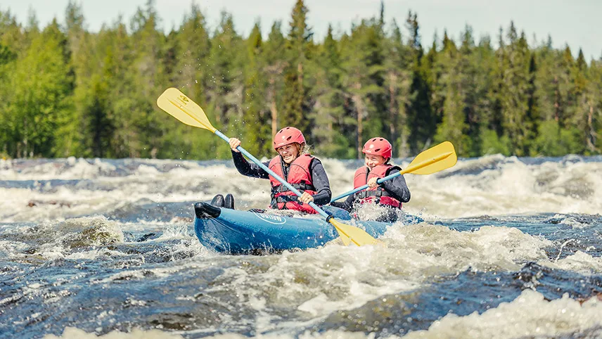 Padling på floden