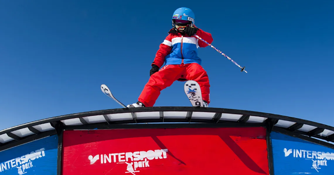 Skisport på Idre Fjäll i Sverige