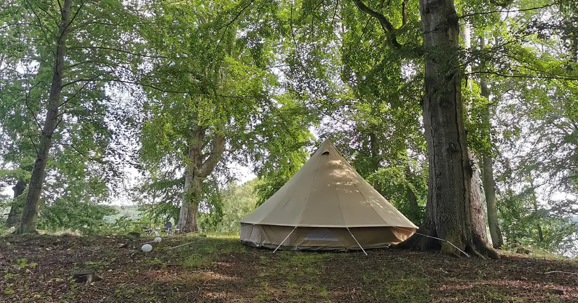 Luksustelt ved Naturglamping i Kristianstad
