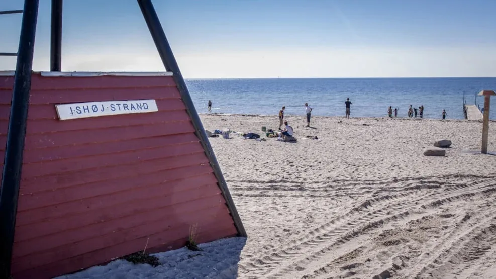 Stranden vid Kunstens Ø.