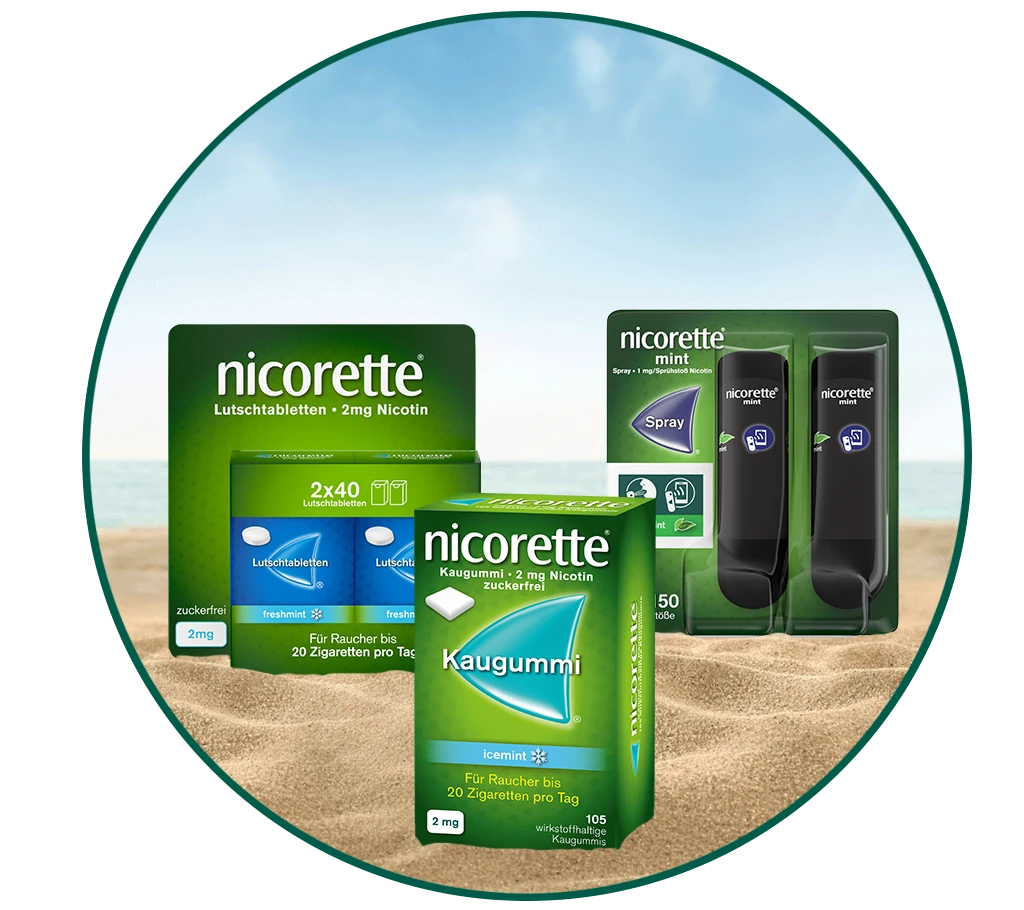NICORETTE ® Urlaubsformate - Card Image - Nicorette