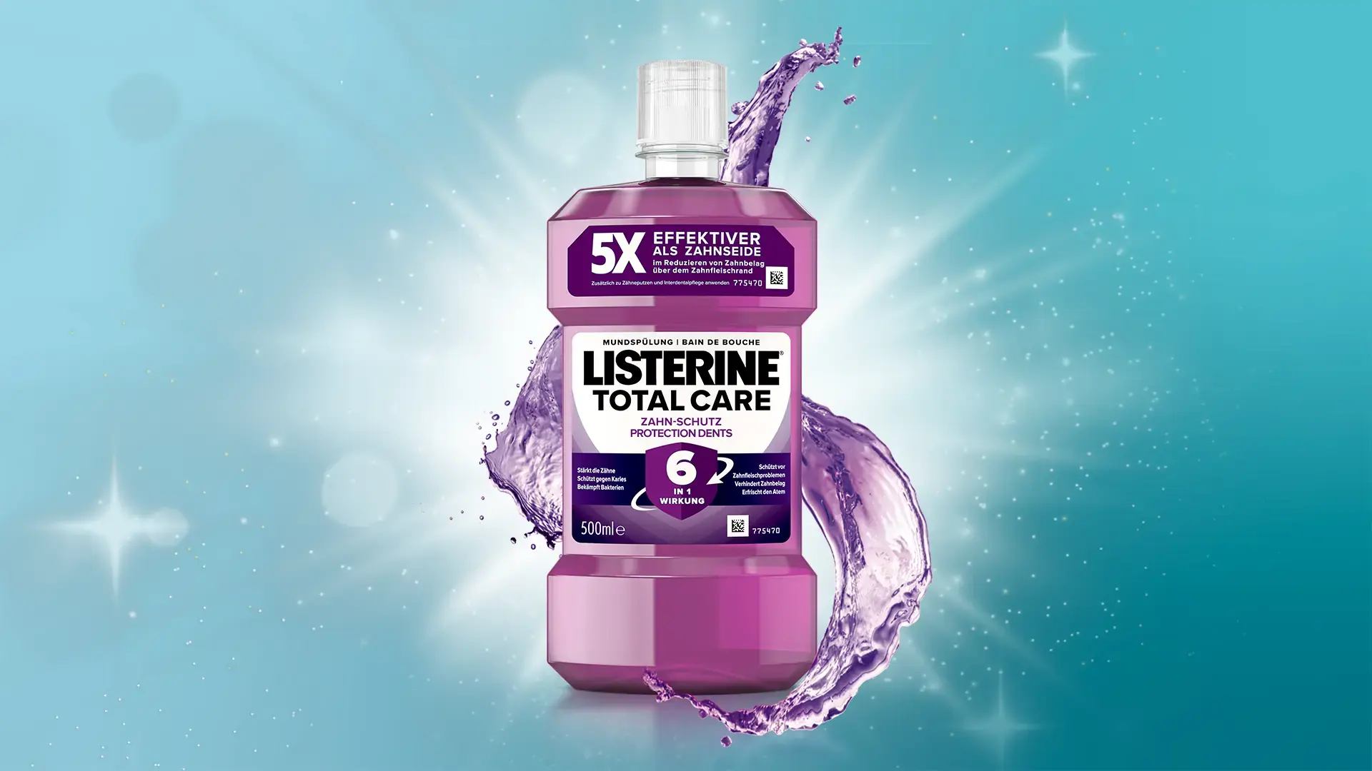 Gewinne mit LISTERINE 2€ oder 4€ & erhalte die Chance auf einen der 6 Hauptpreise!