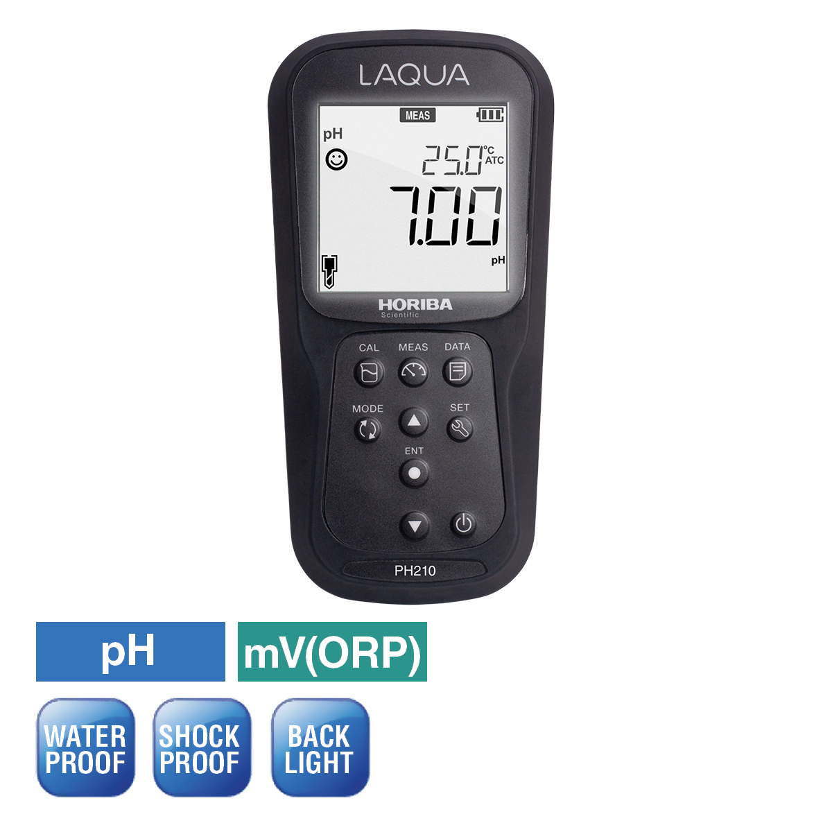 The LAQUA PH210 Handheld pH/ORP/Temperature Meter 