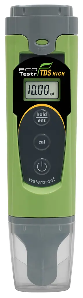 Eutech Waterproof EcoTestr TDS High Range - 0 to 10.00 ppt