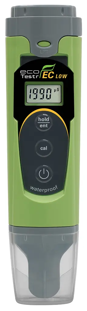 Eutech Waterproof EcoTestr EC Low Range - 0 to 1990 uS/cm