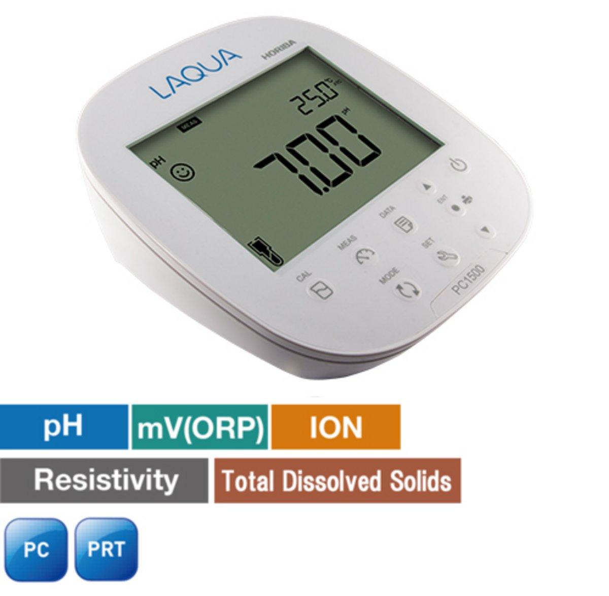 Horiba LAQUA PC1500 Benchtop pH / ORP / Conductivity / Resistivity / TDS / Salinity / Temp Meter