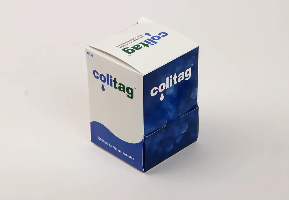 Colitag™ Water Test System for Total Coliforms and E. coli in 100ml water sample