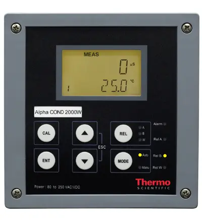 Eutech Alpha COND 2000 Conductivity Controller/Transmitter - Wall Mount