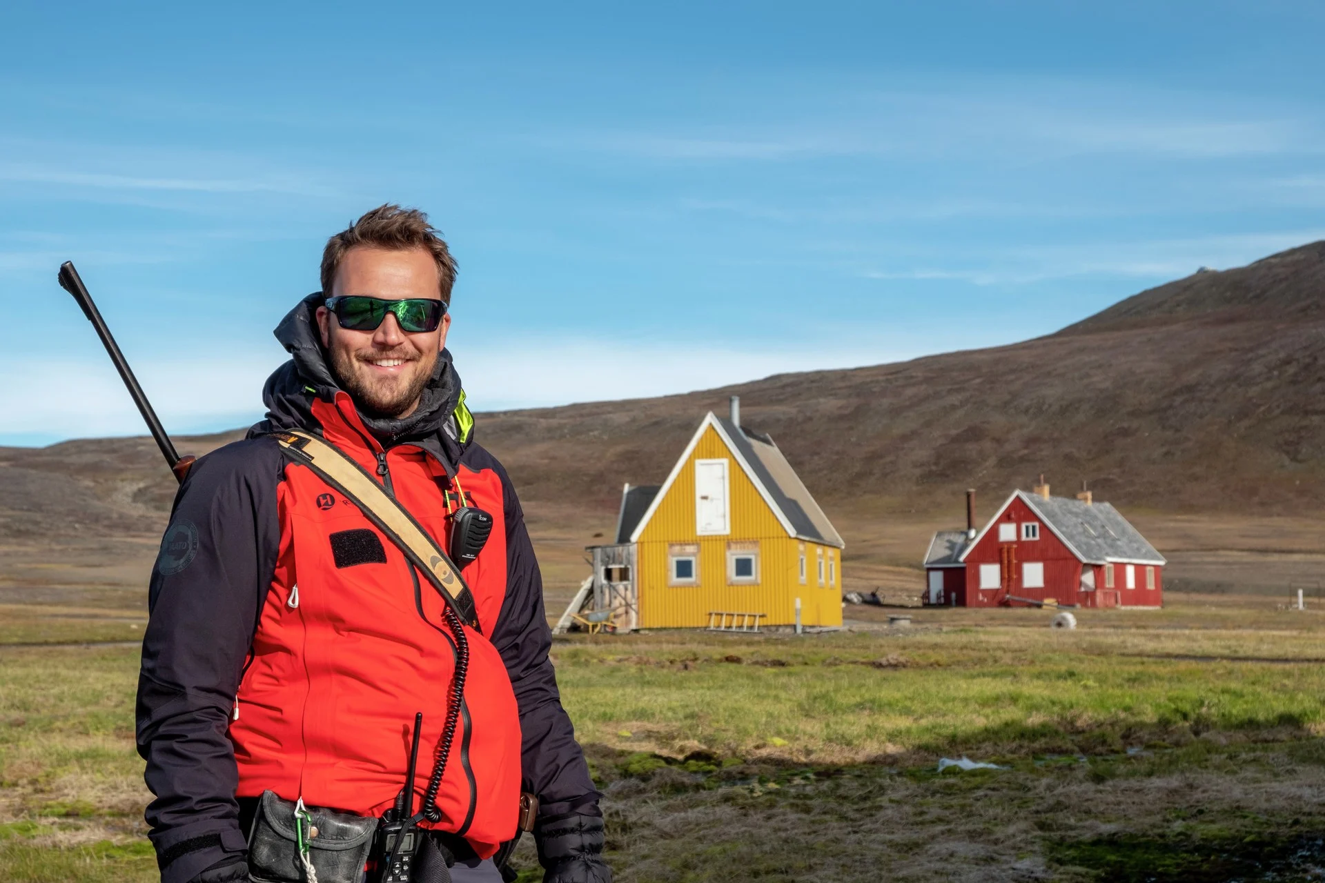 Expedition talks in Dundas, Greenland