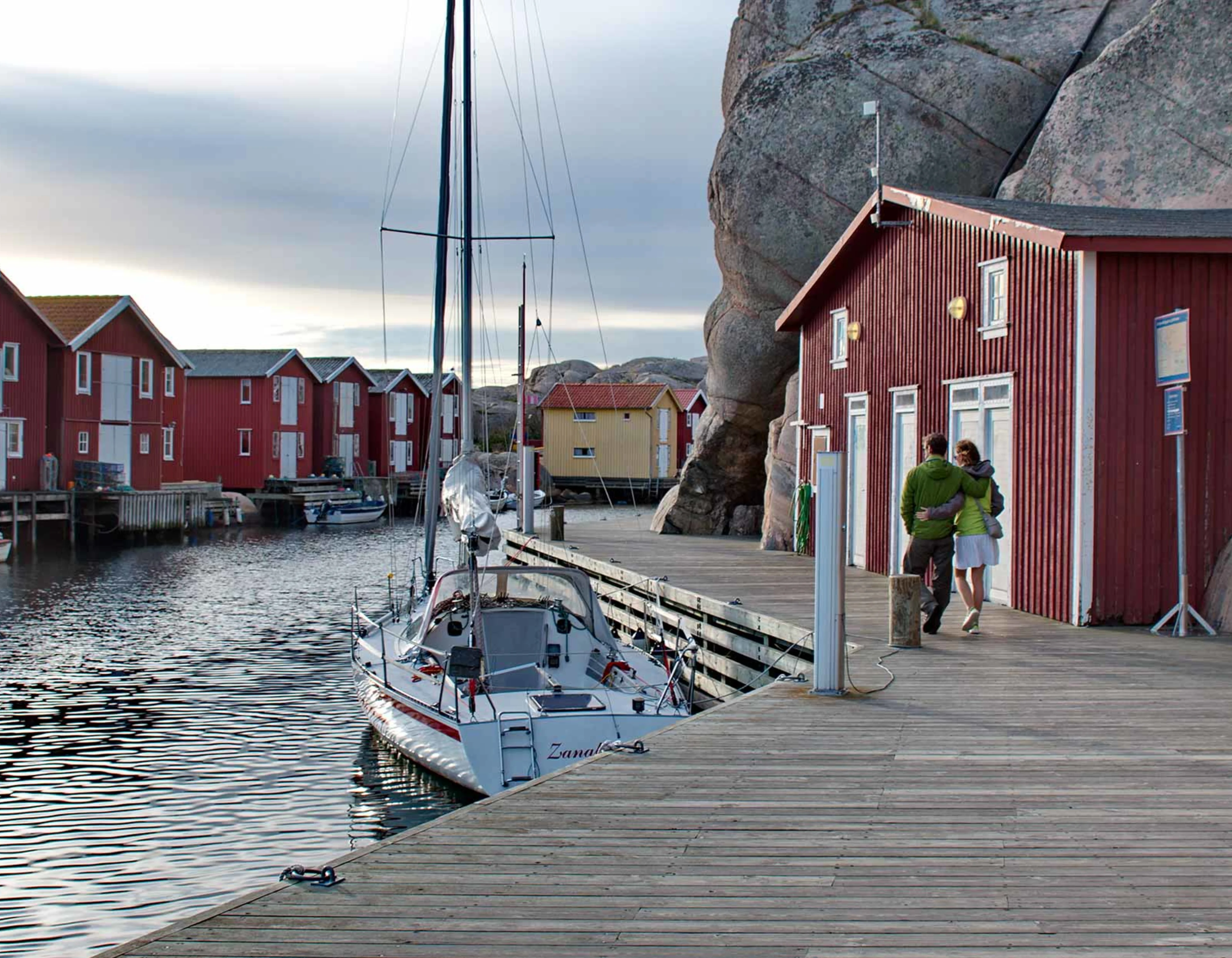 Fishermen’s houses on Smögen.