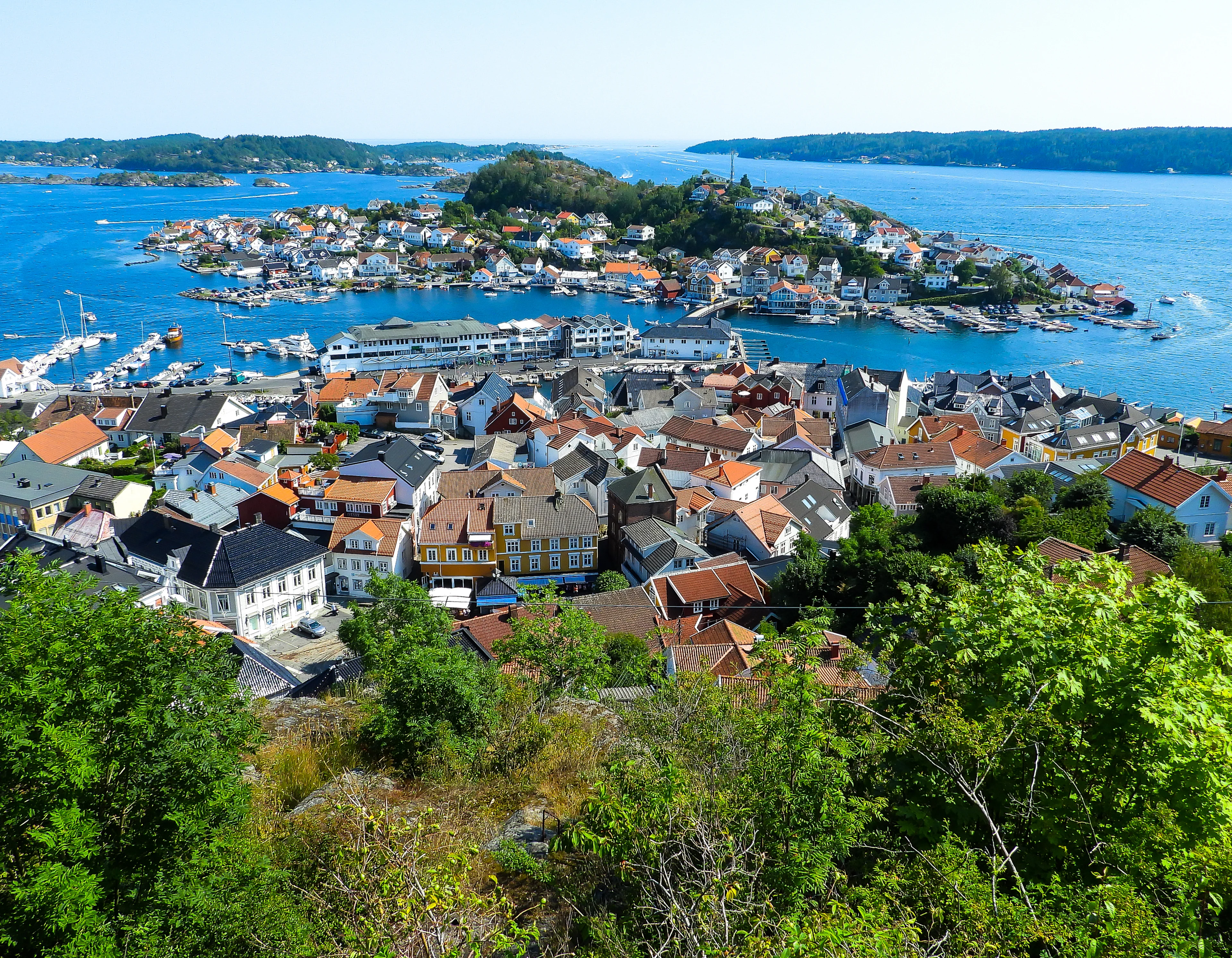 Wonderful Kragerø with charming narrow streets with art galleries and charming cafes.