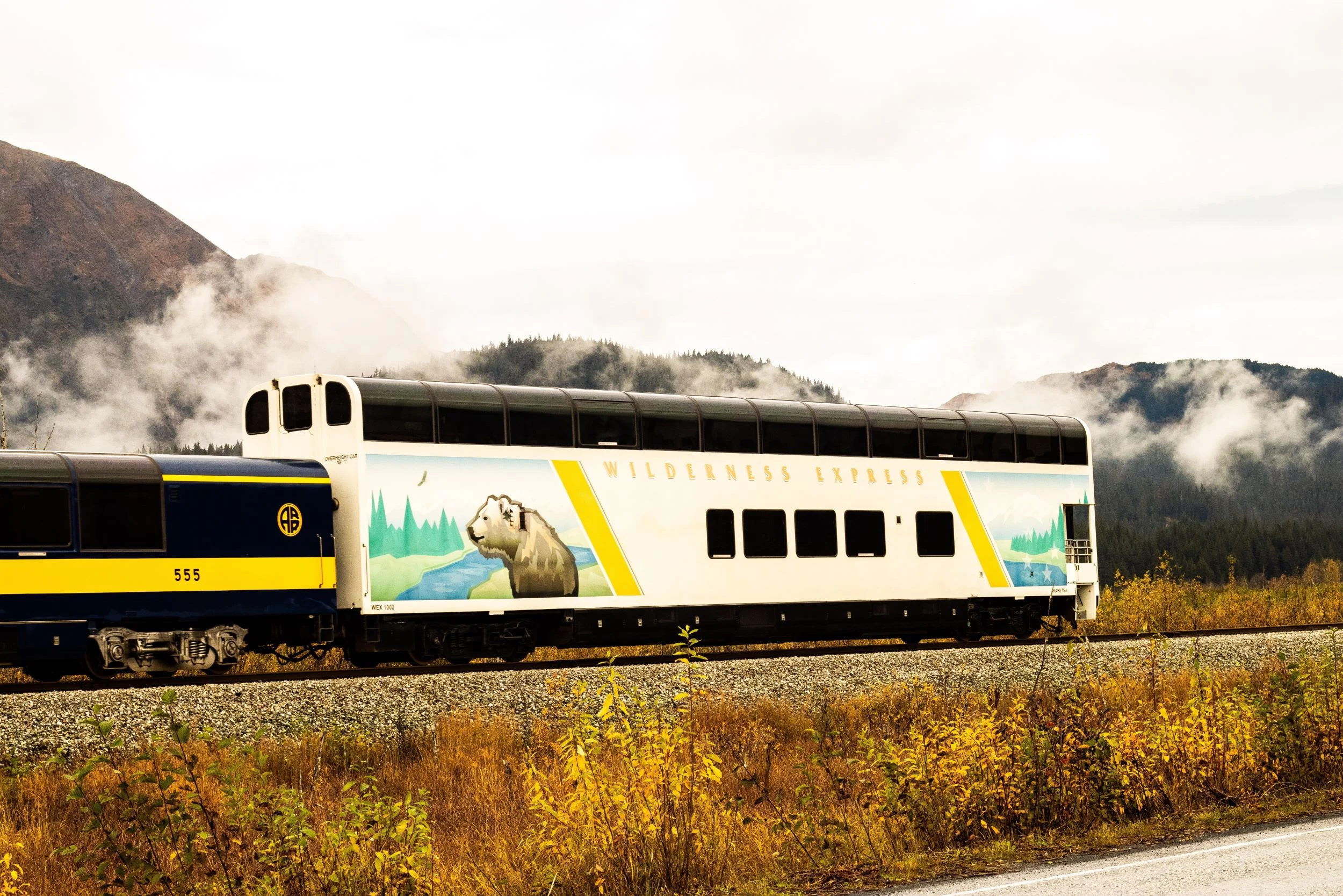 Train from Talkeetna to Denali