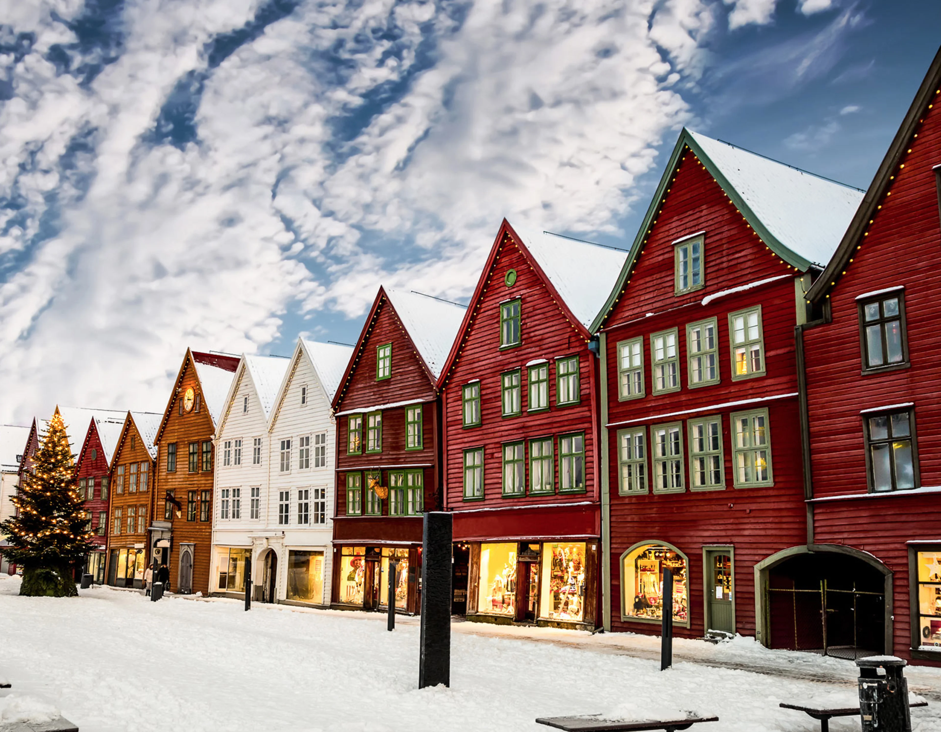 The UNESCO-listed Bryggen in Bergen