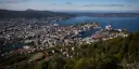 Photo of Bergen with the view from Fløien mountain.