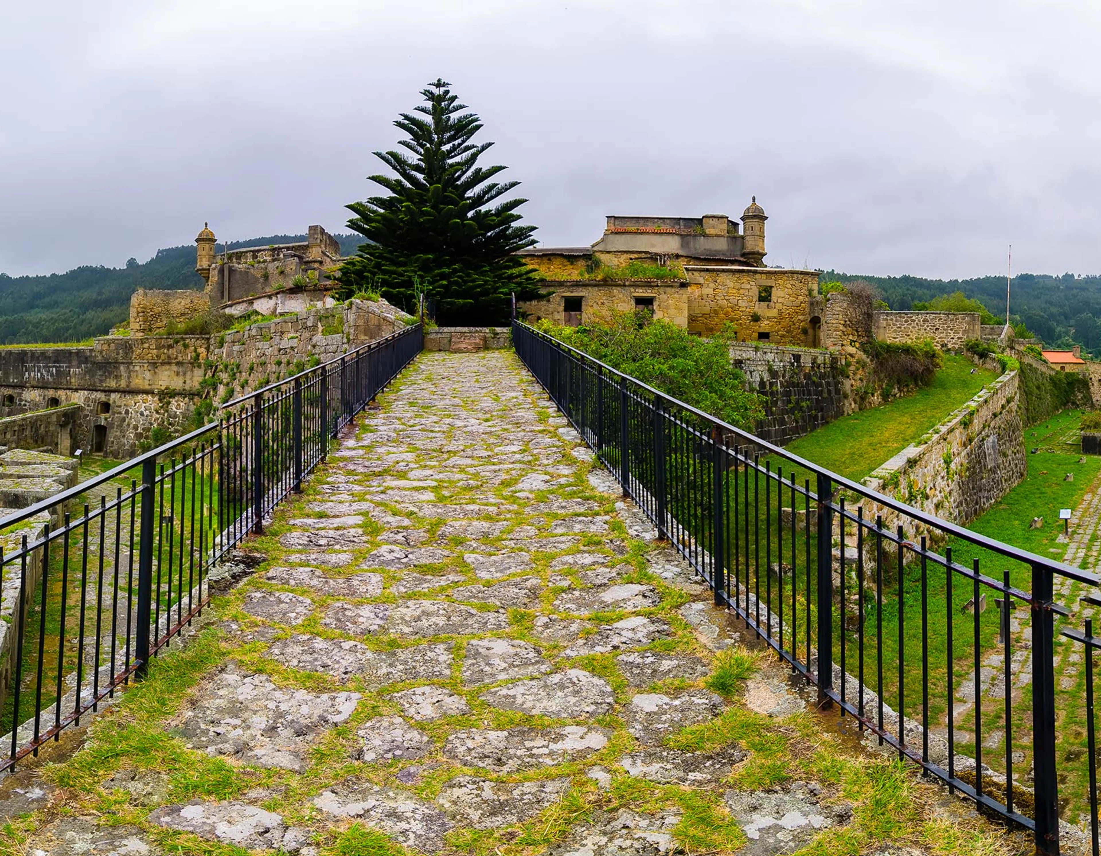 San Felipe, an old military fortress, in Ferrol, Spain