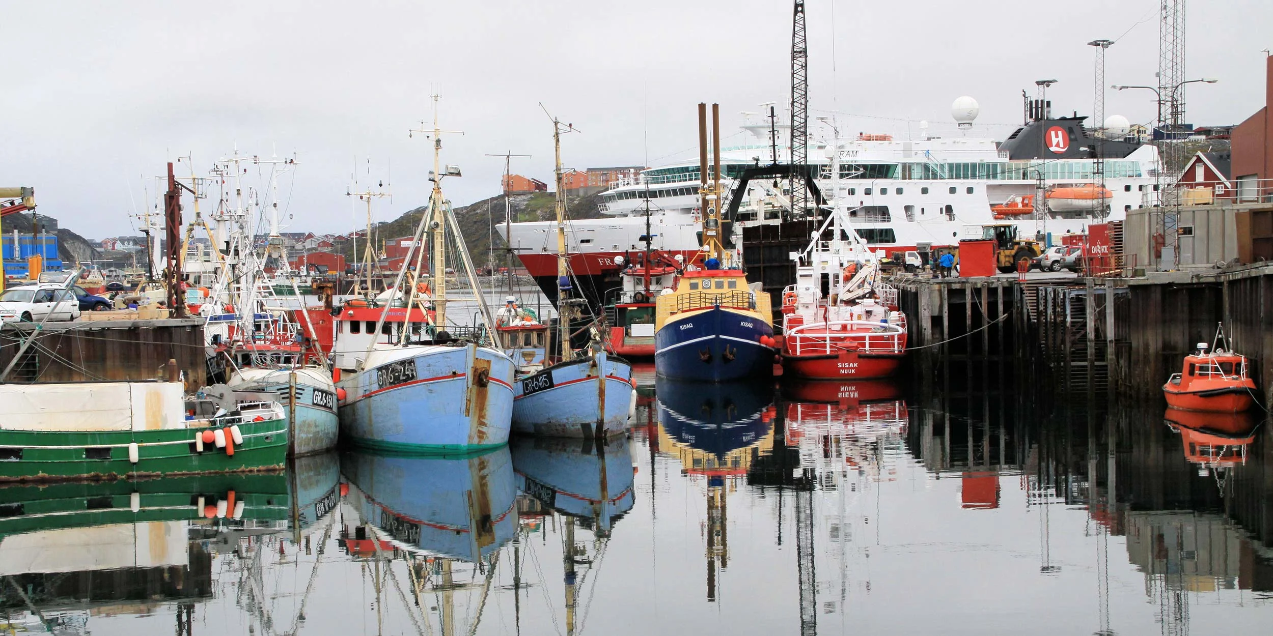 2500x1250 img 7909 ms fram nuuk harbor fishing boats leslie a. kelly
