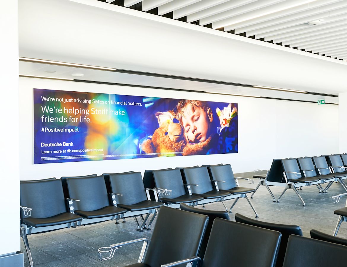 London City Airport Lightboxes
