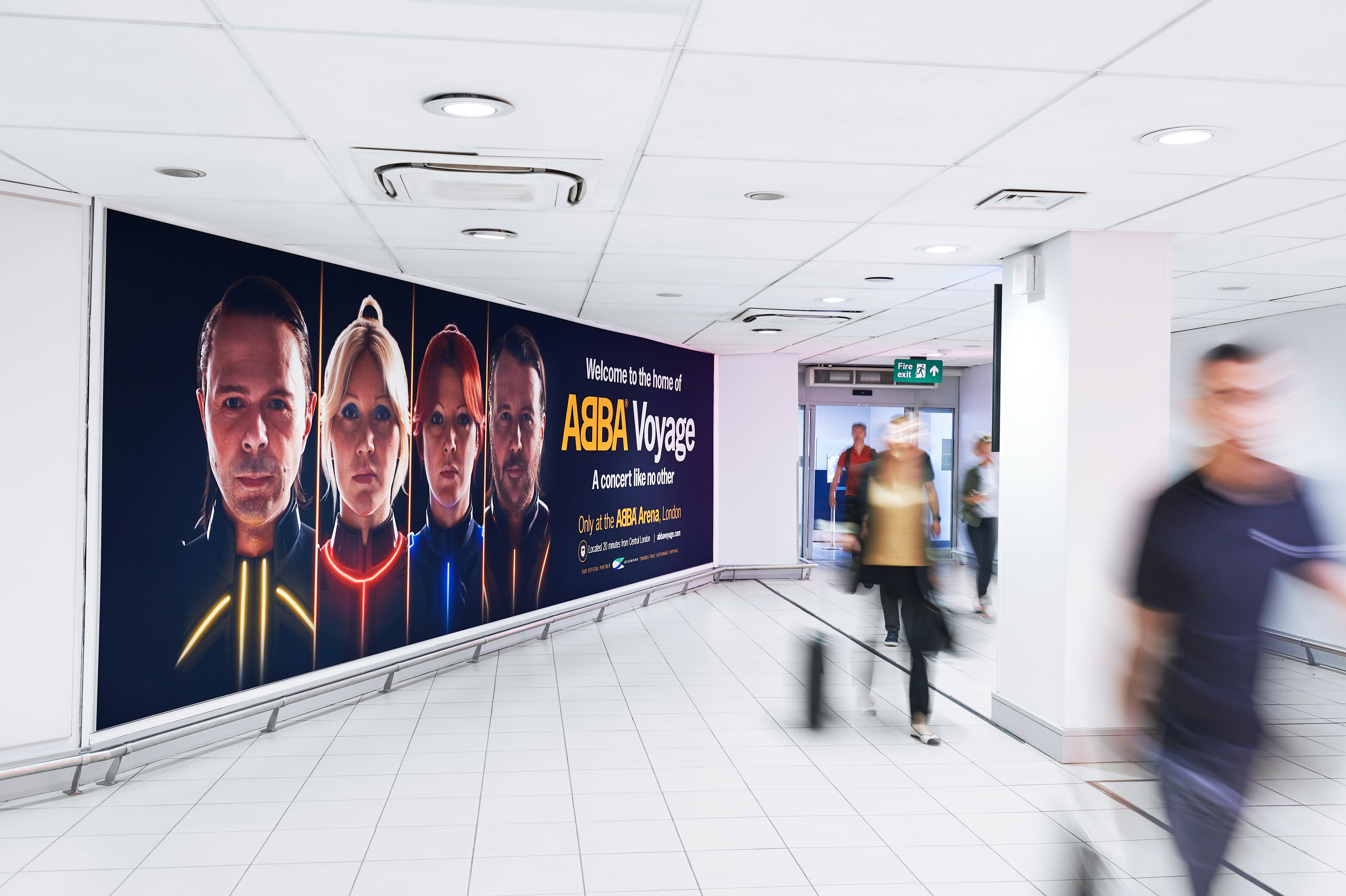 Arrivals Wall Wrap - ABBA Voyage