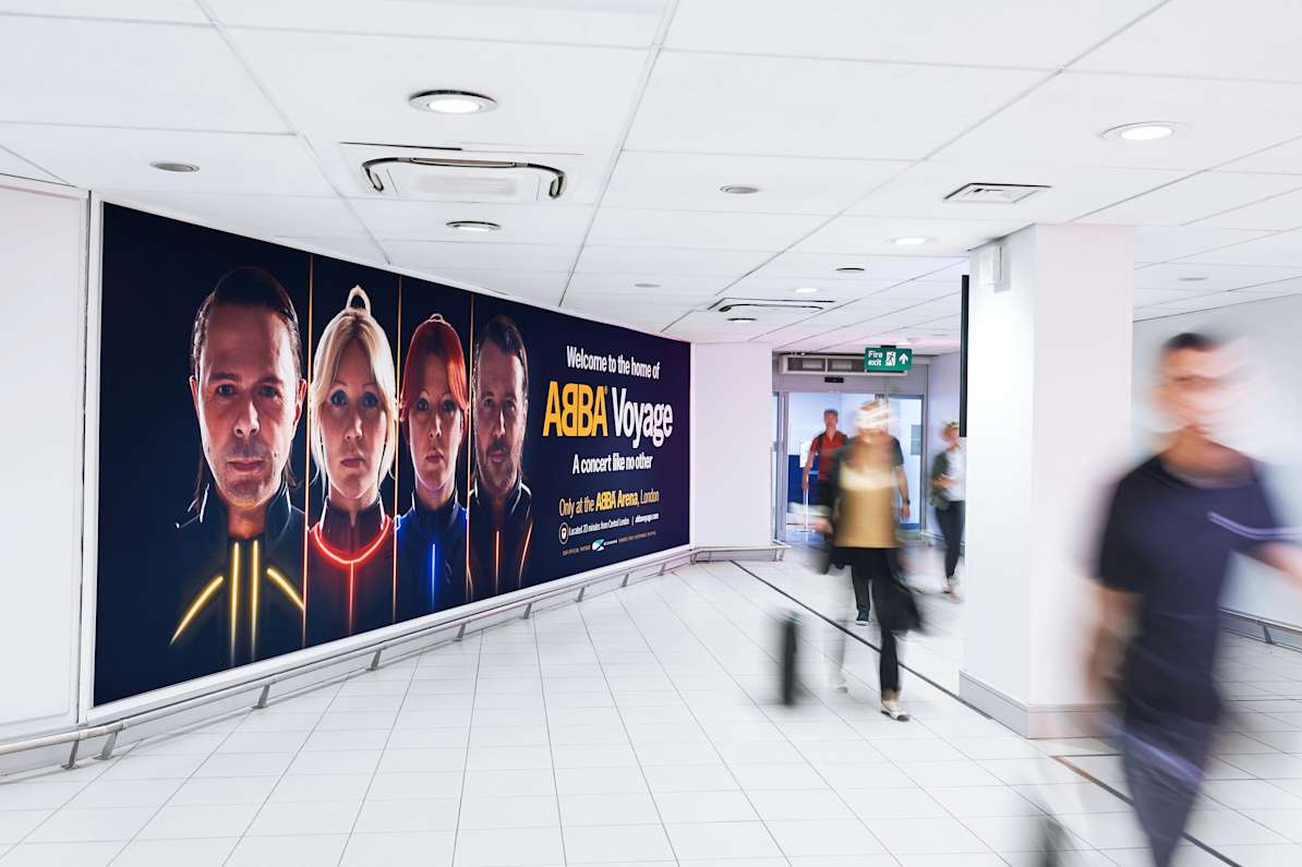 Arrivals Wall Wrap - ABBA Voyage