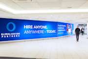 Arrivals Wall Wrap - Globalization Partners