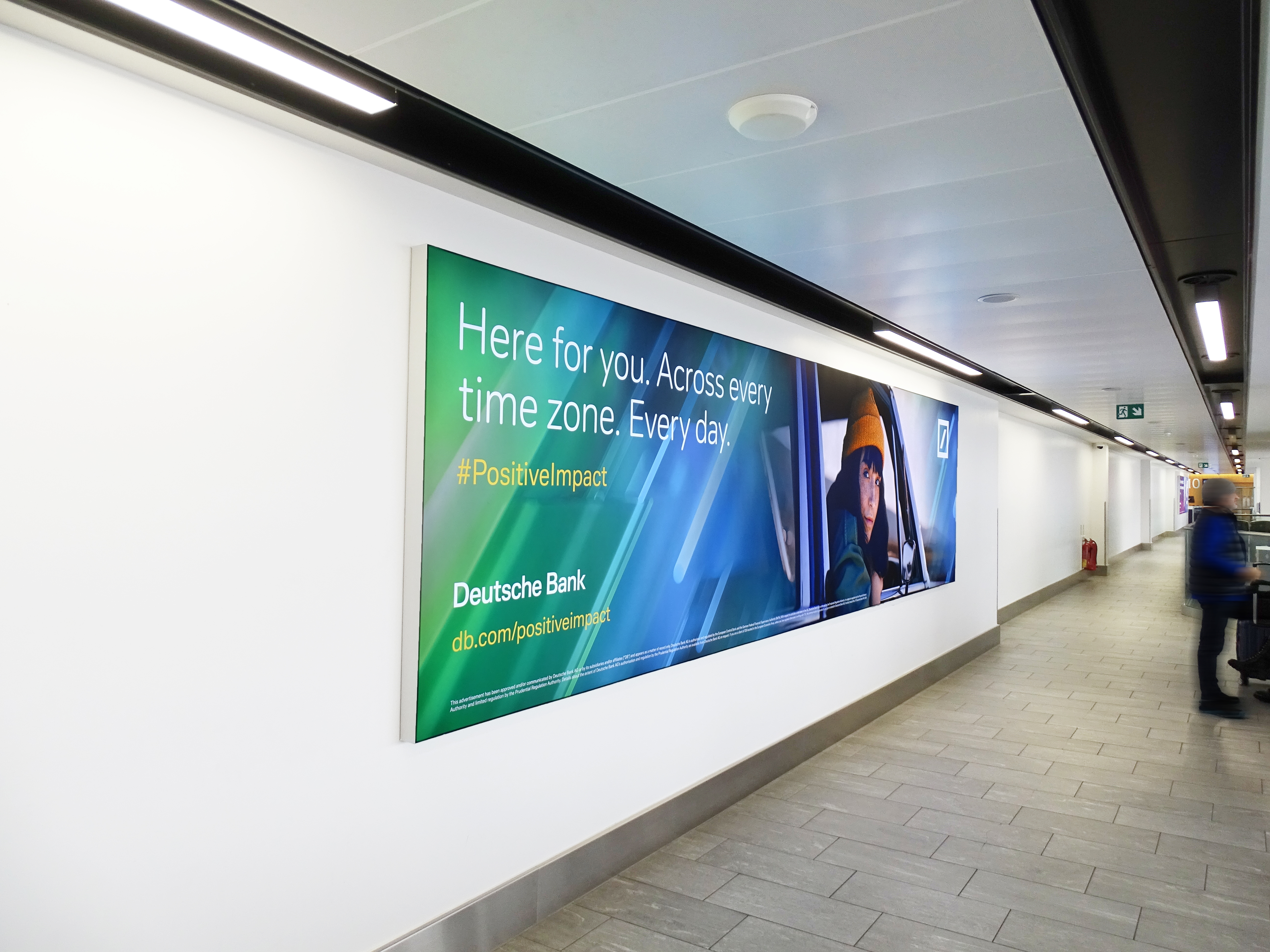West Pier Lightboxes - Deutsche Bank