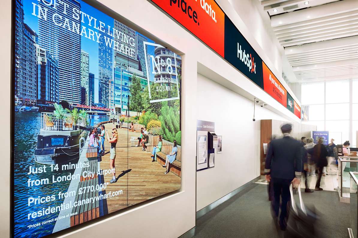 Media Wall - Canary Wharf Residential