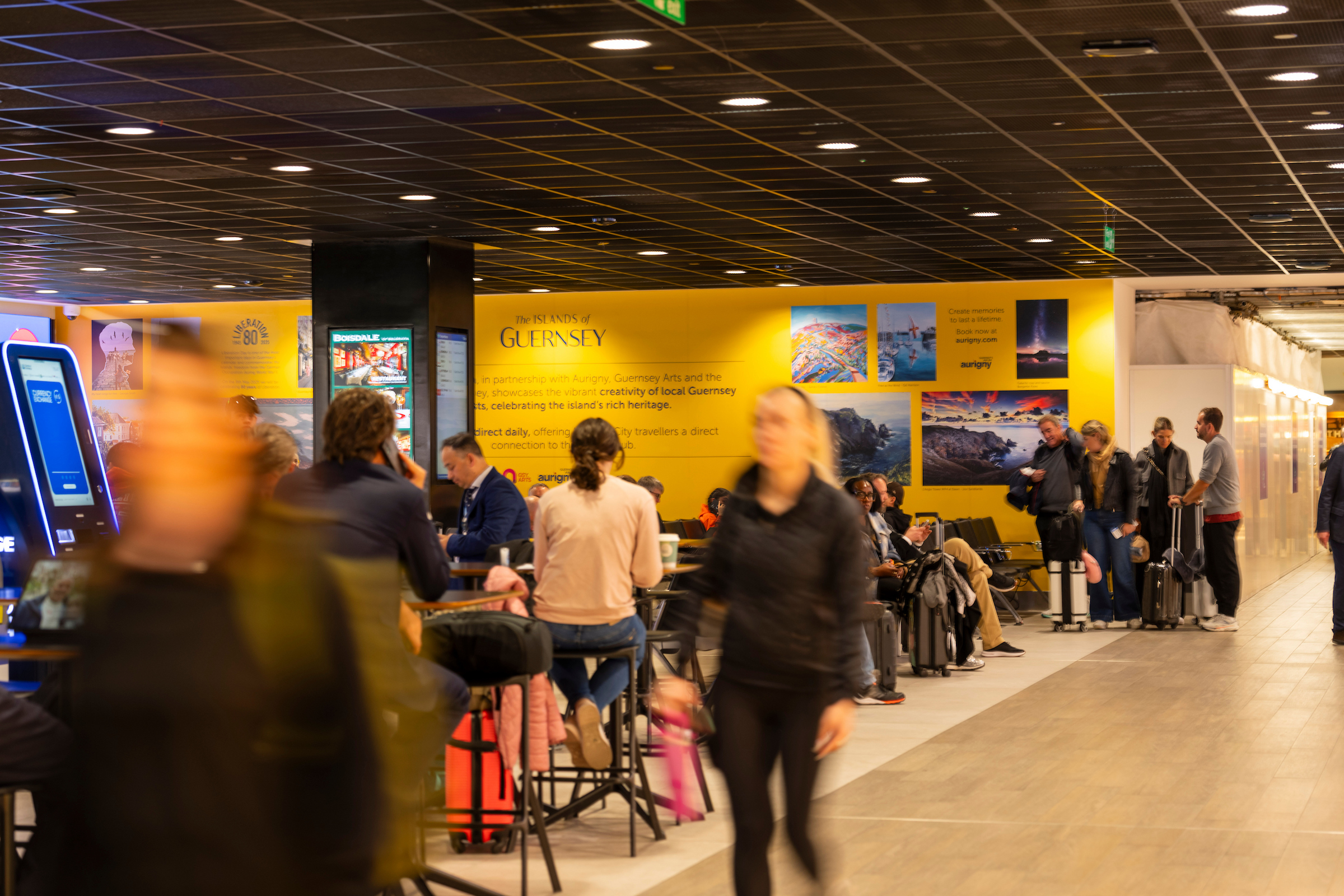 Departures Wall Wrap